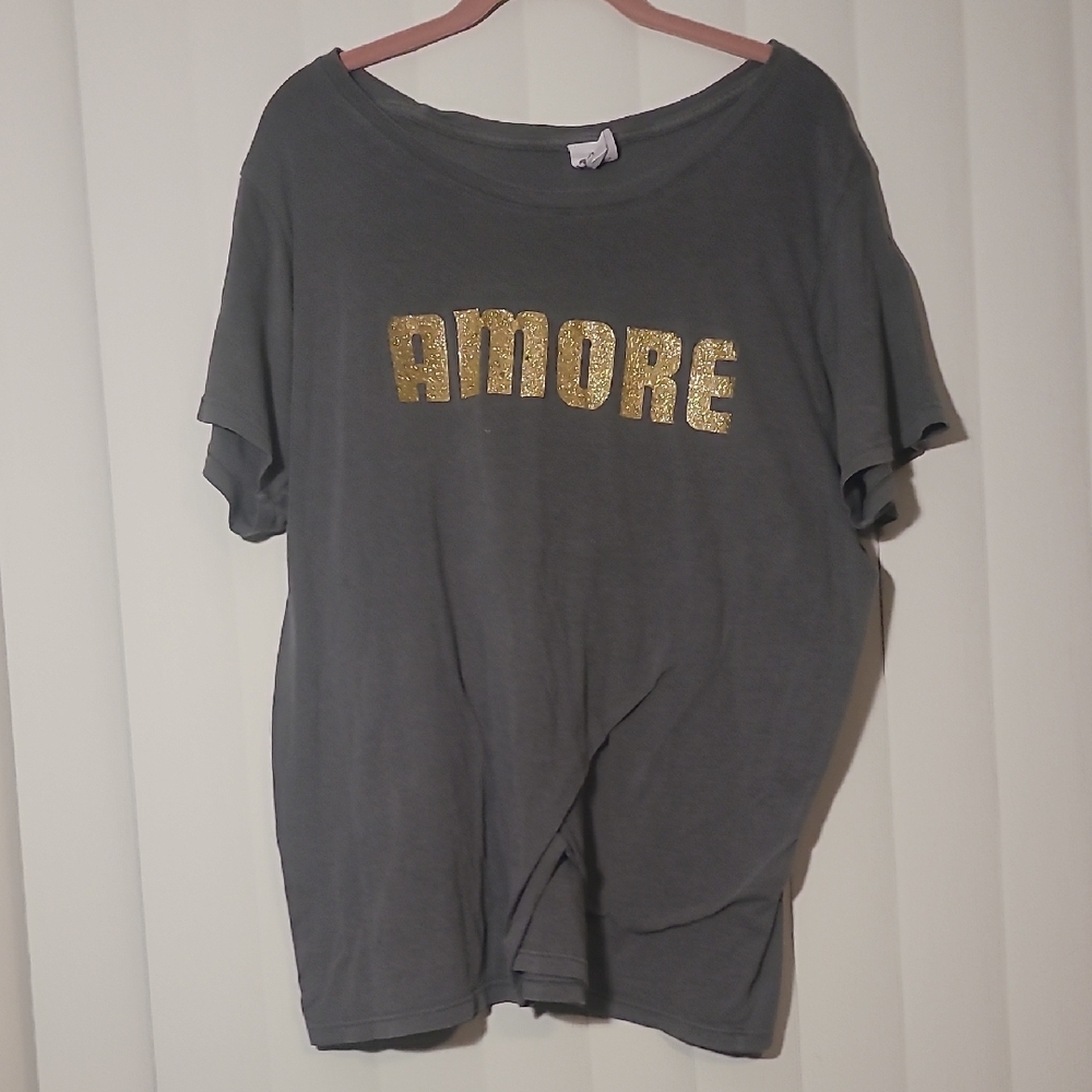 Anthropologie LetLuv Amore T-Shirt (XL)